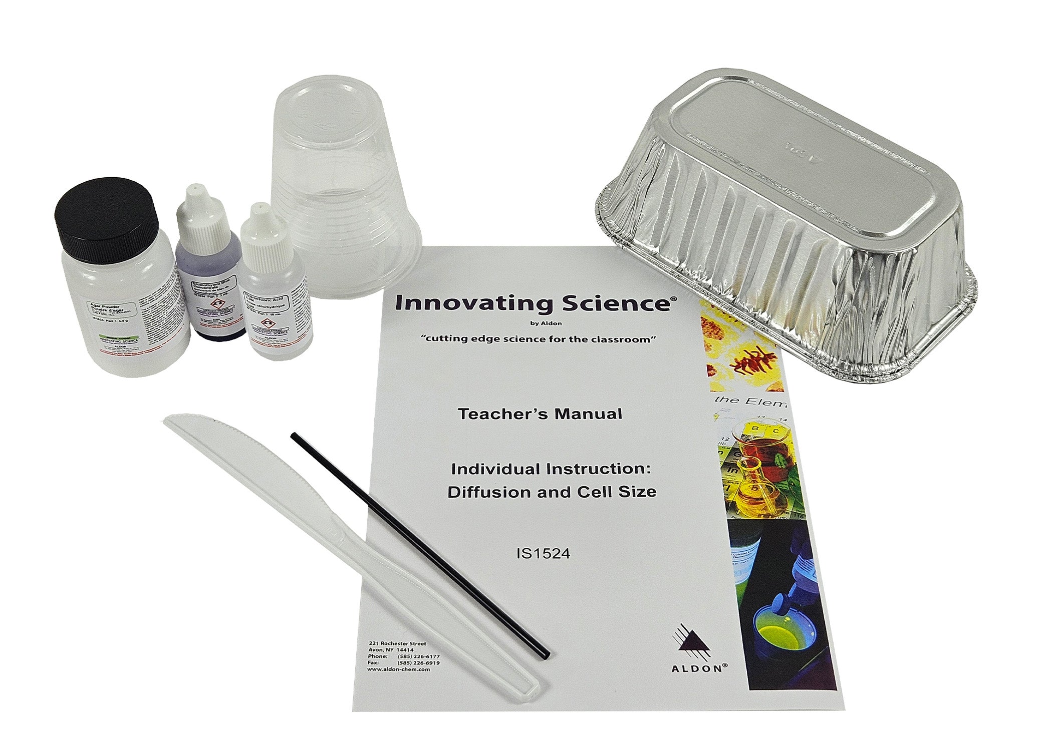 Diffusion and Cell Size Kit