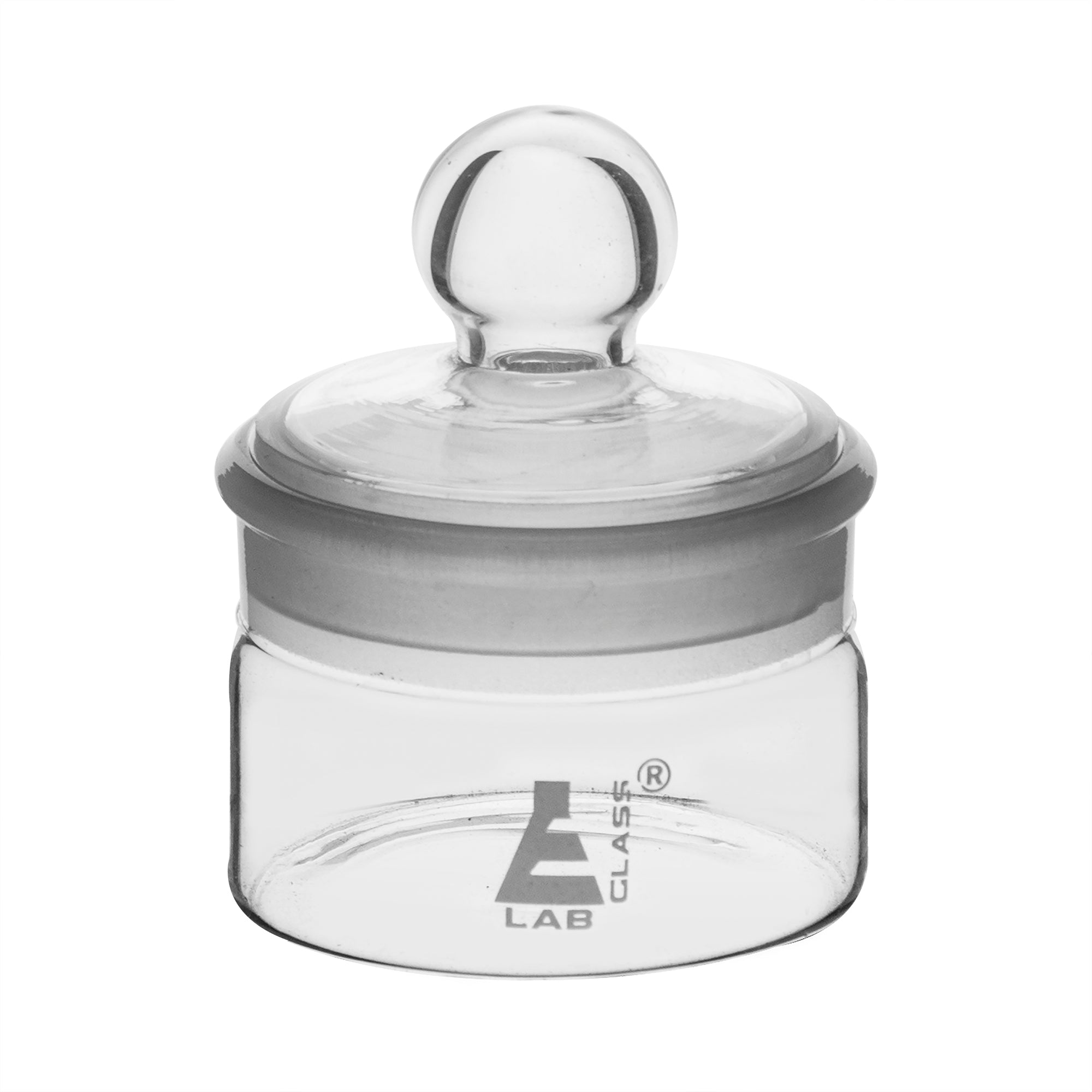 Low Form Borosilicate Glass Weighing Bottle with Ground Stopper