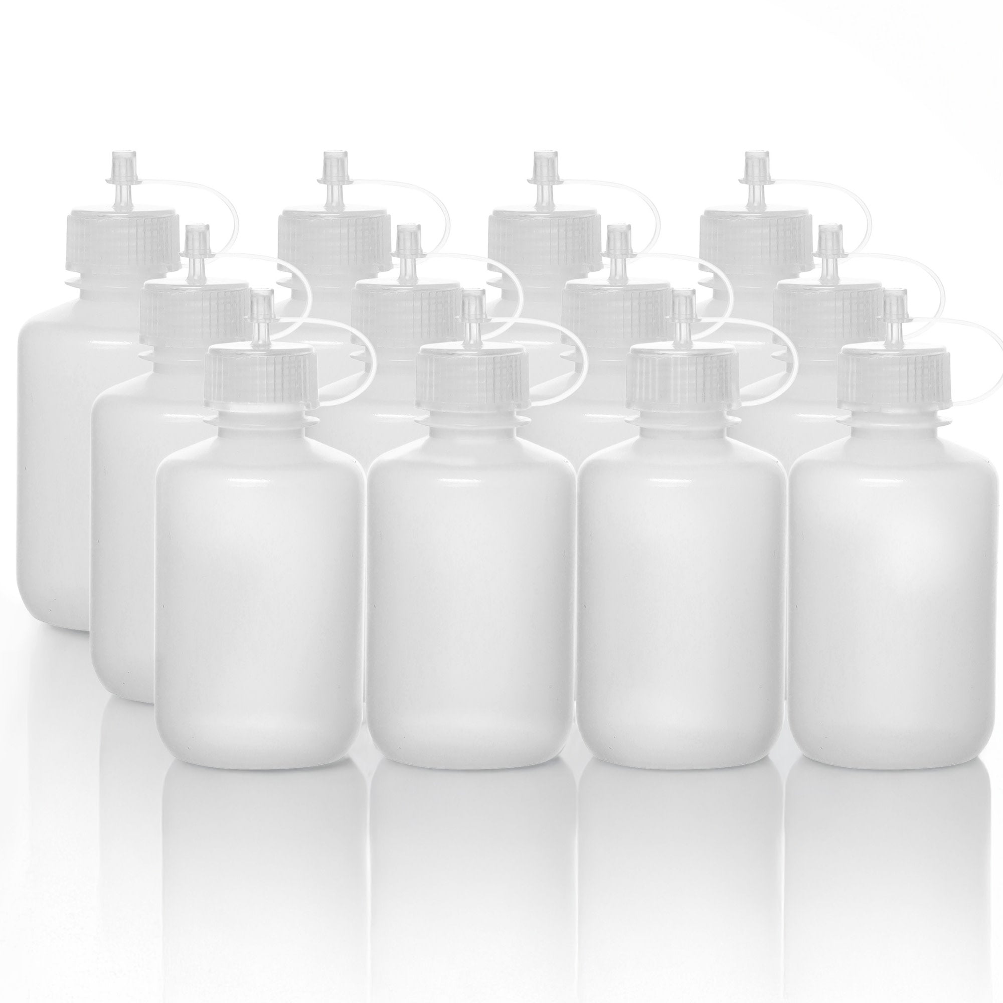 LDPE Dropping Bottle with Dropper Nozzle, 12-Pack