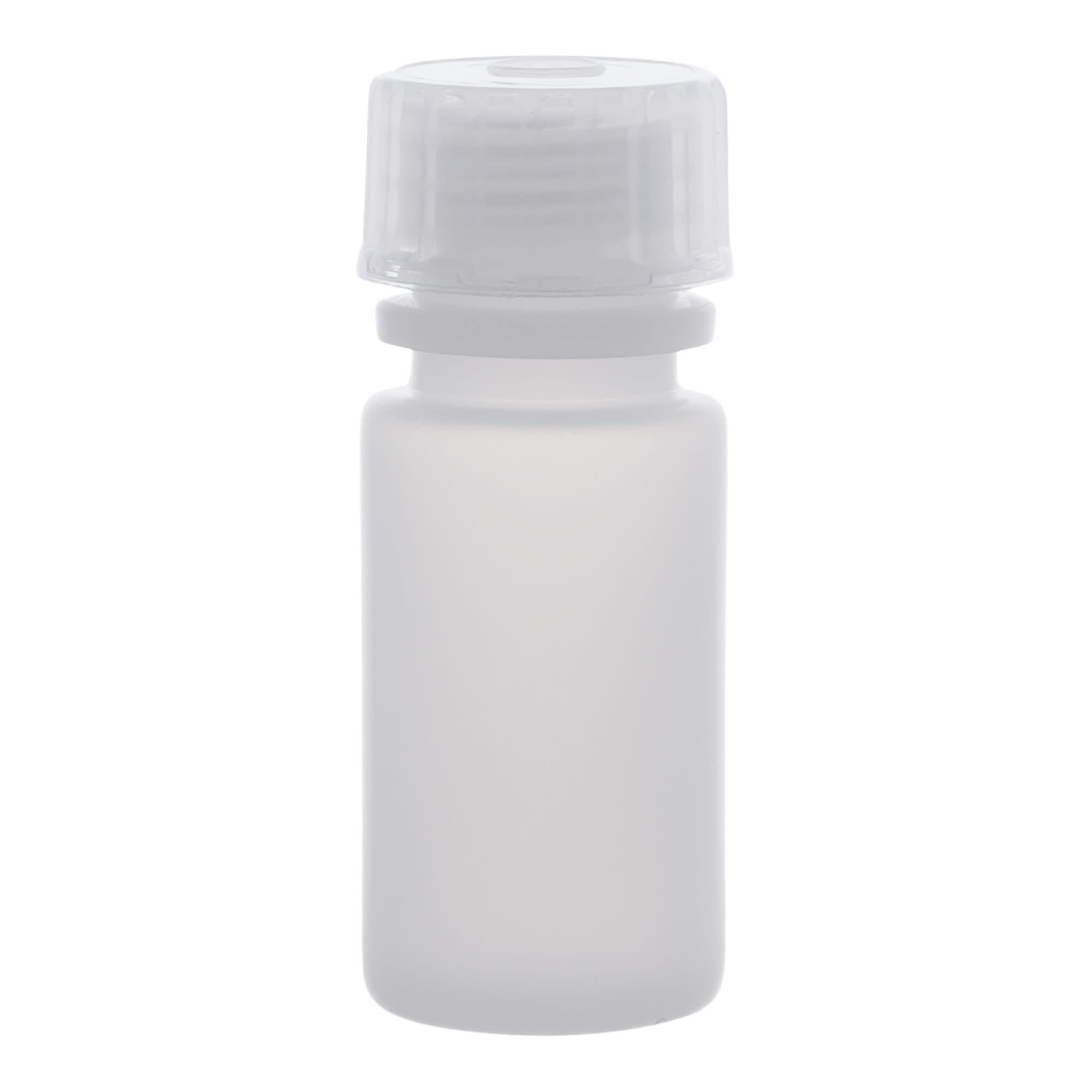 12-Pack Translucent Narrow Mouth HDPE Reagent Bottles with PP Caps, 4mL, -100 to 120°C