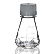 Sterile PETG Erlenmeyer Flask with Baffled Bottom, 125mL
