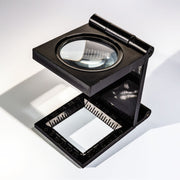 Linen Tester Magnifier with Foldable Metal Frame, 5x