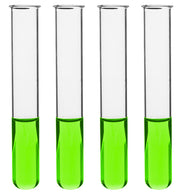 Thick Wall Borosilicate Glass Test Tube with Beaded Rim, 30mL, 32-Pack