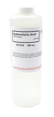 Hydrochloric Acid Solution, 2M, 500mL