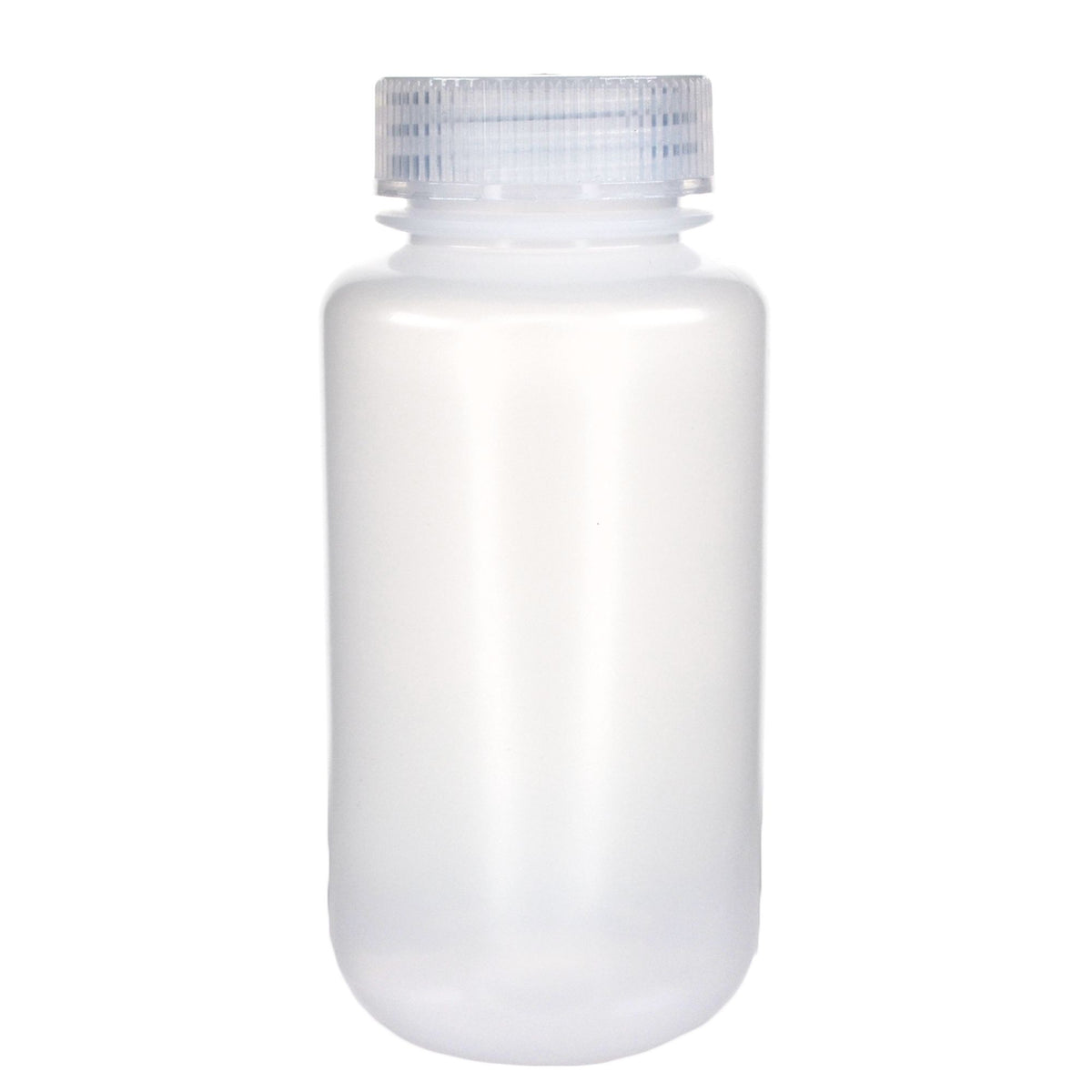 12-Pack Translucent Wide Mouth LDPE Reagent Bottles with PP Caps, 250mL, -100 to 80°C