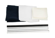 Electrostatic Friction Rod Kit, 3 Cloths and 3 Rods