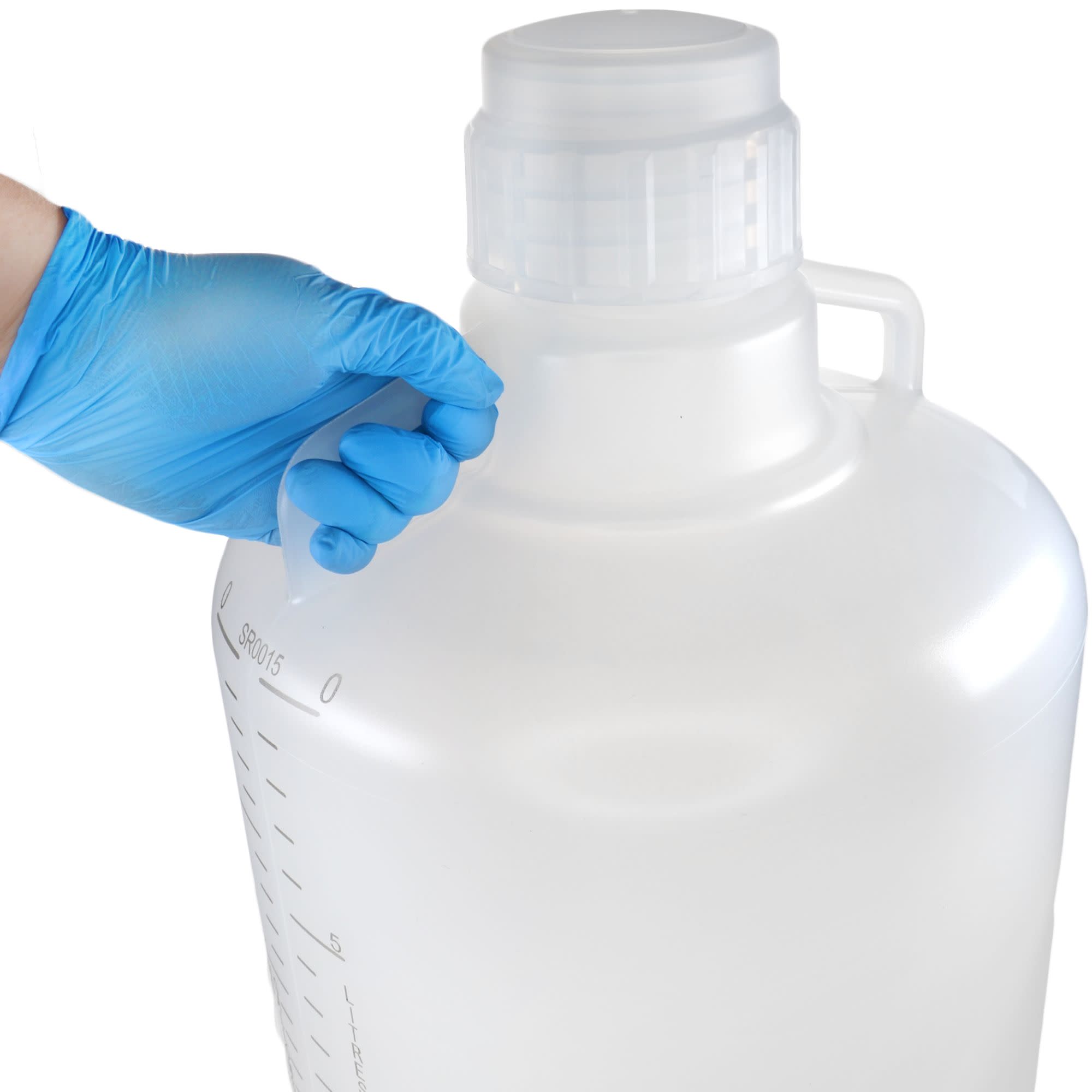 Autoclavable Polypropylene Carboy with Silicone-Lined Cap and Spigot, 25L, 0-135°C