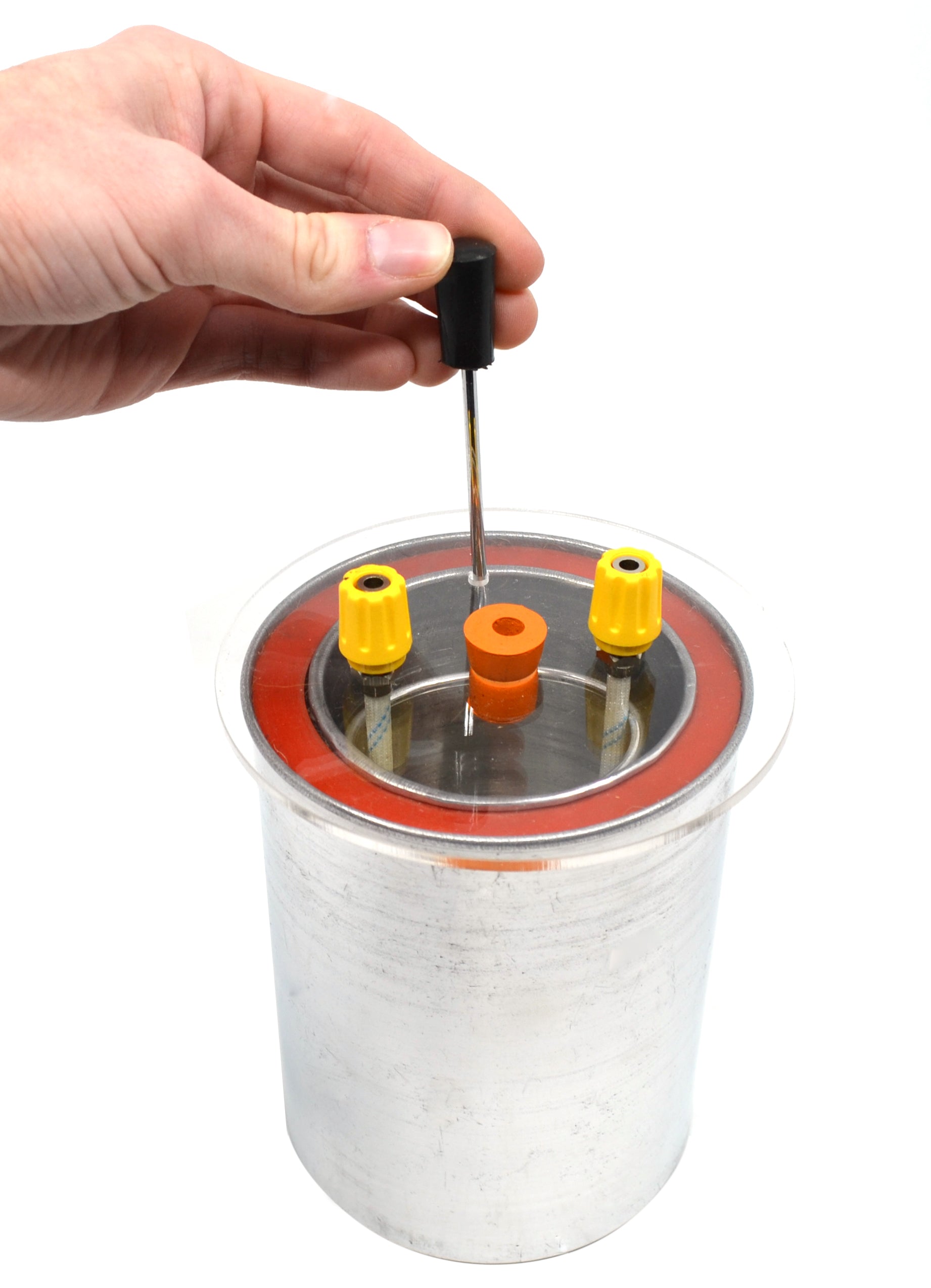 Premium Double Wall Electric Calorimeter with 5W Heating Coil, 250mL