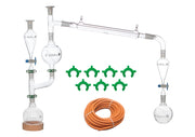 23-Piece Essential Oils Steam Distillation Extraction Apparatus, Borosilicate Glass