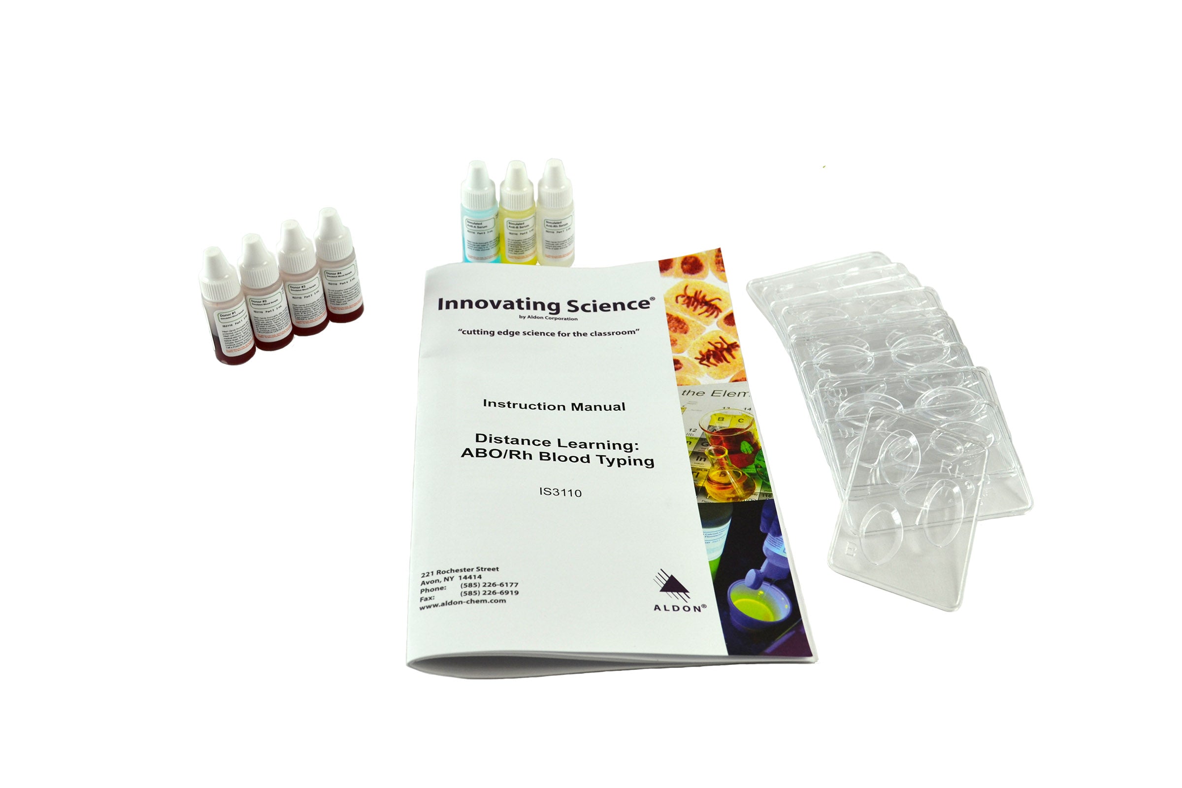 ABO/Rh Blood Typing Distance Learning Kit