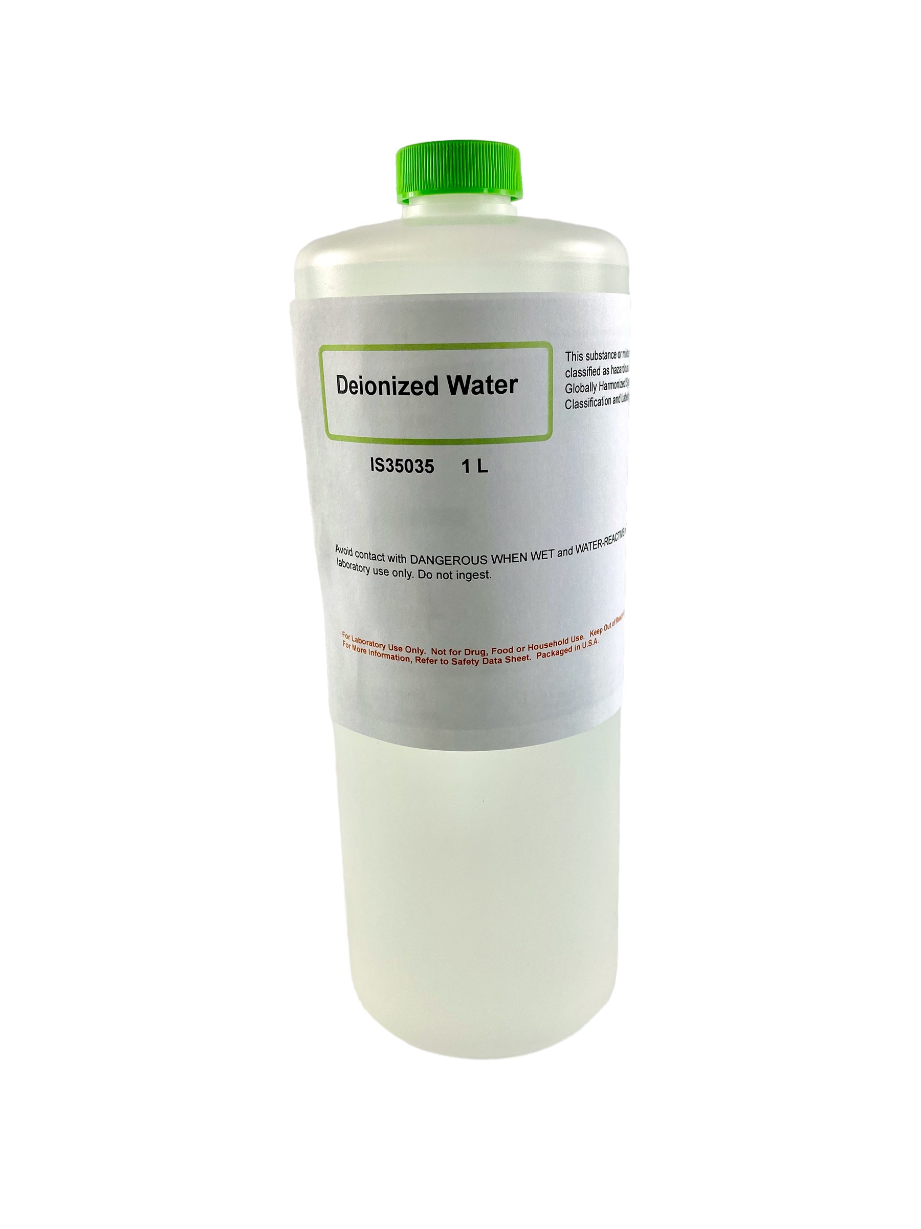 Deionized Water, Reagent Grade