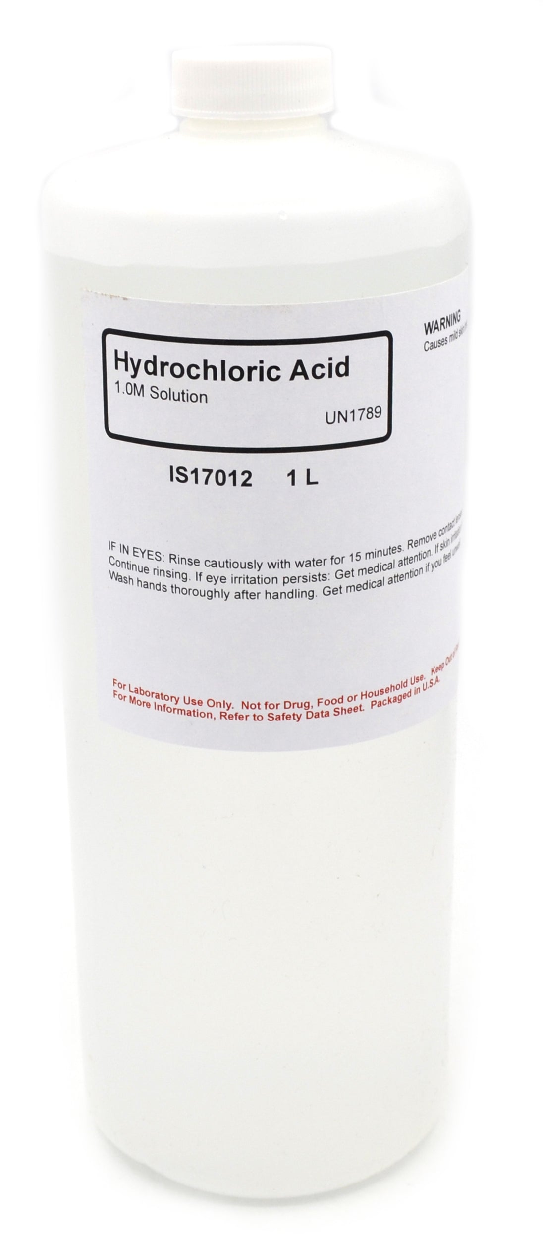 1.0M Hydrochloric Acid Solution