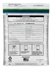 Level 4 Tamper-Evident Deposit Bag, 15"x20" Opaque, 100-Pack
