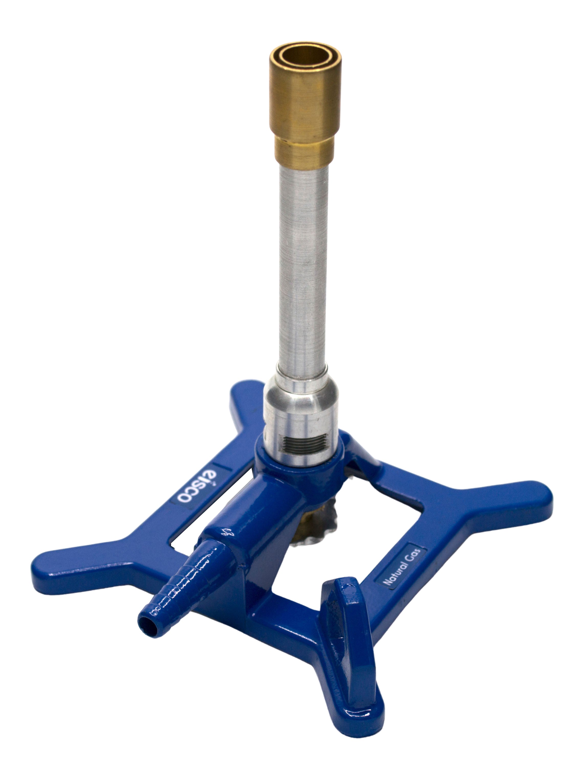 Tirrill Natural Gas Bunsen Burner with Cast Iron StabiliBase and Gas Flow Control