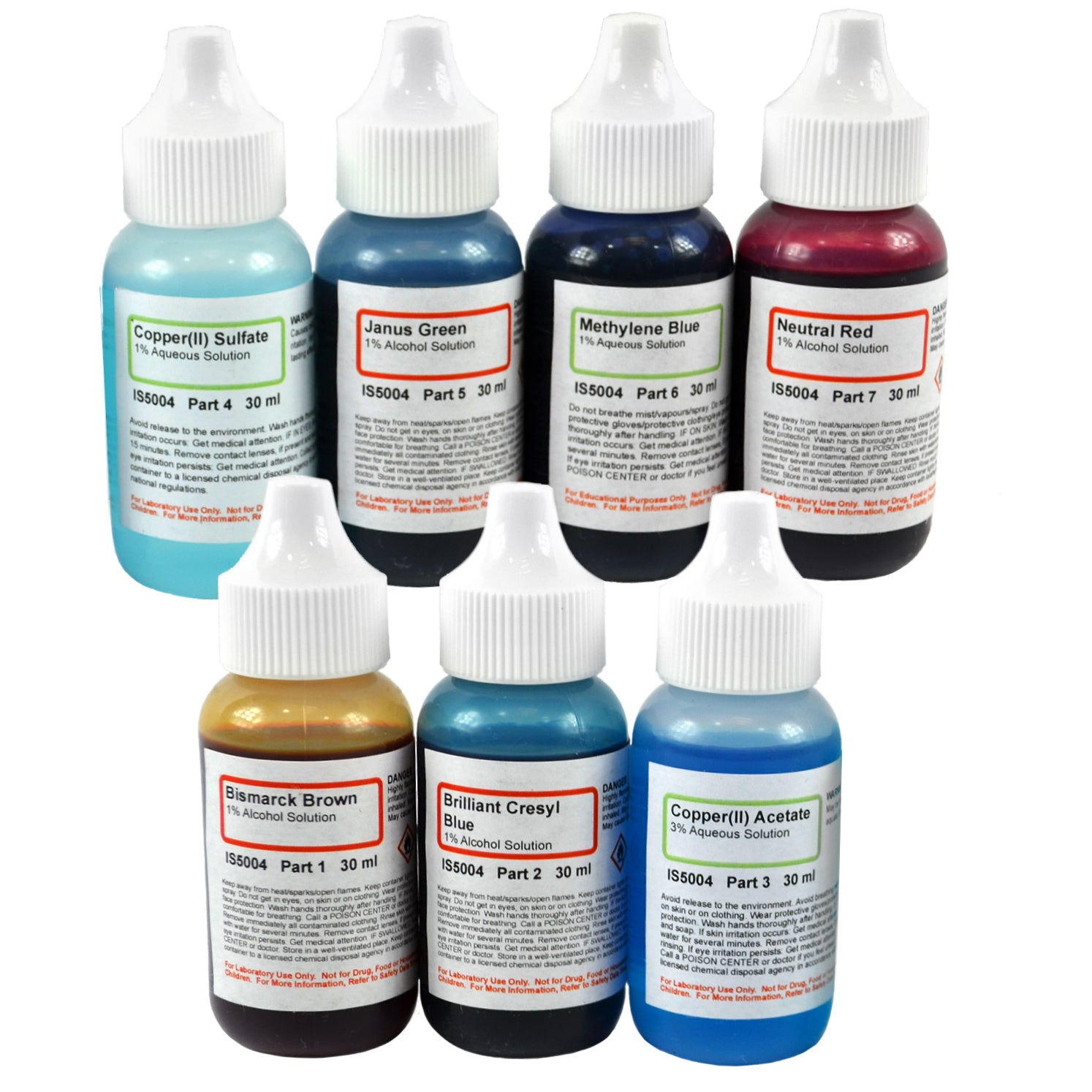 Vital Stain Kit, 7-Bottle Set