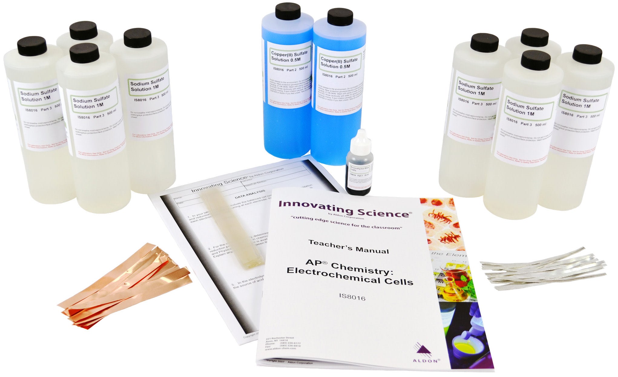 Electrochemical Cells Redox and Water Electrolysis AP Chemistry Kit