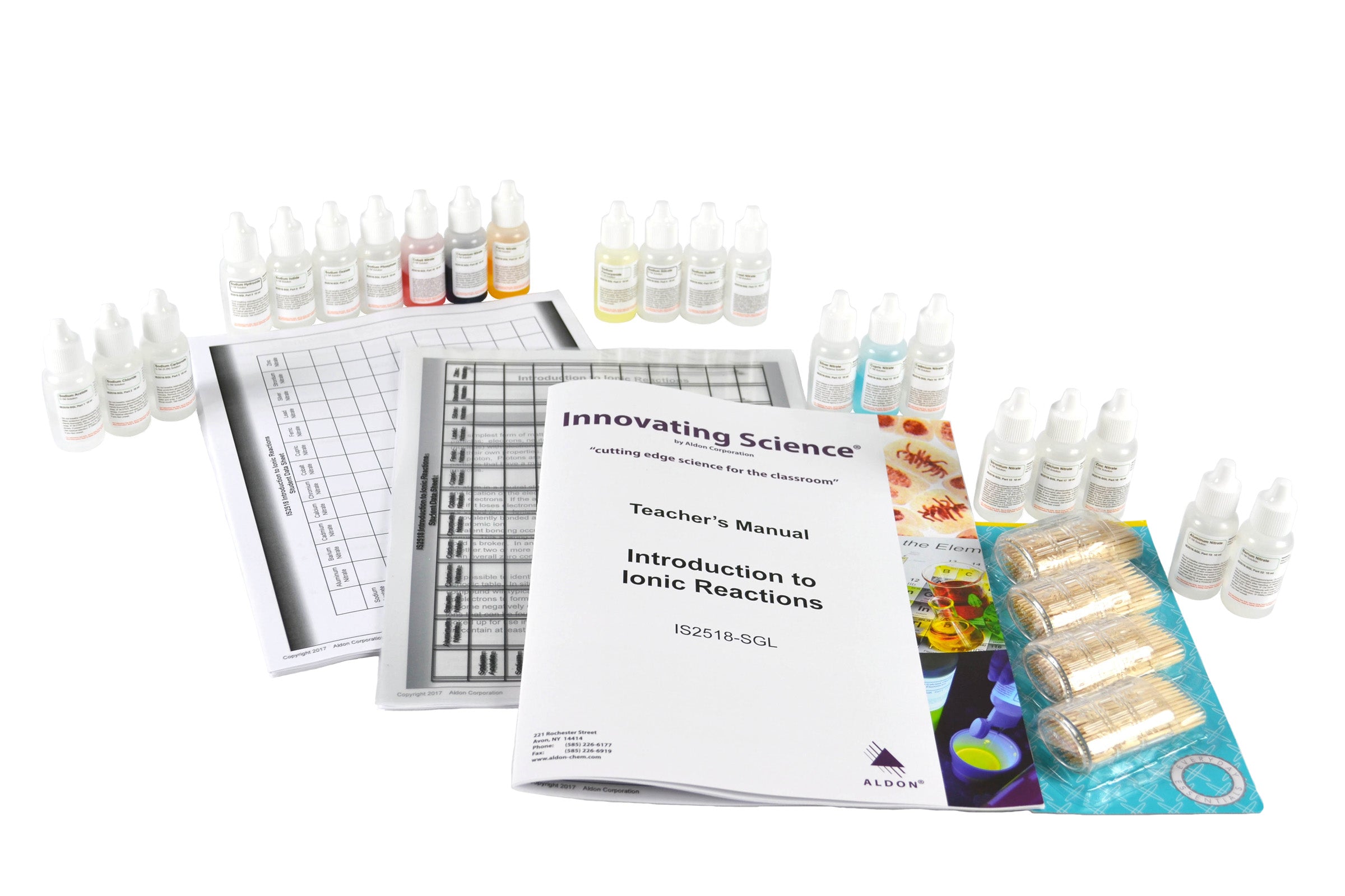 Introduction to Ionic Reactions Small Group Learning Kit