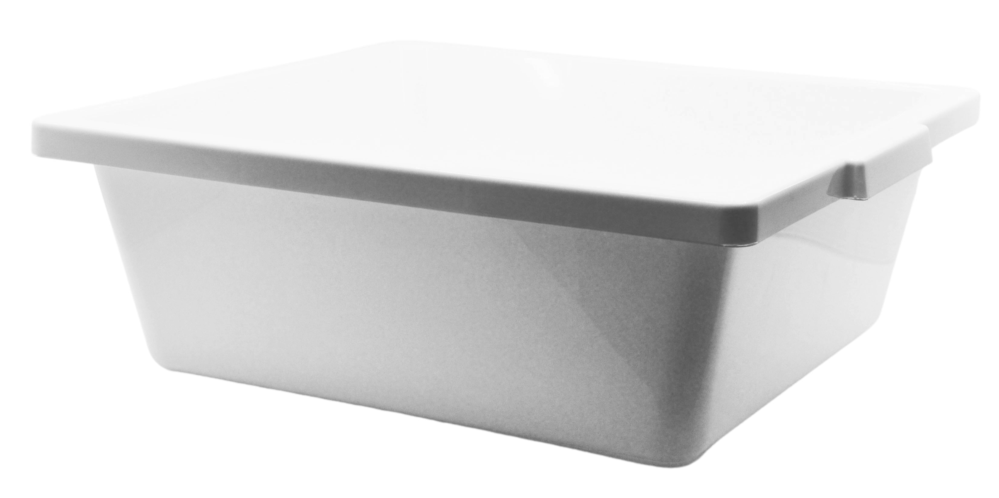 Polypropylene Utility Tray, 14.5 x 13.5 x 5"