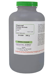 Laboratory Grade Activated Charcoal Powder, 250g