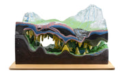 Karst, Caves and Water Action Landform Model, 2-Part