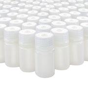 2000-Bulk Pack Translucent Narrow Mouth HDPE Reagent Bottles with PP Caps, 15mL, -100 to 120°C