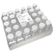 30-Pack Non-Sterile PET Media Bottles with HDPE Caps, 250mL