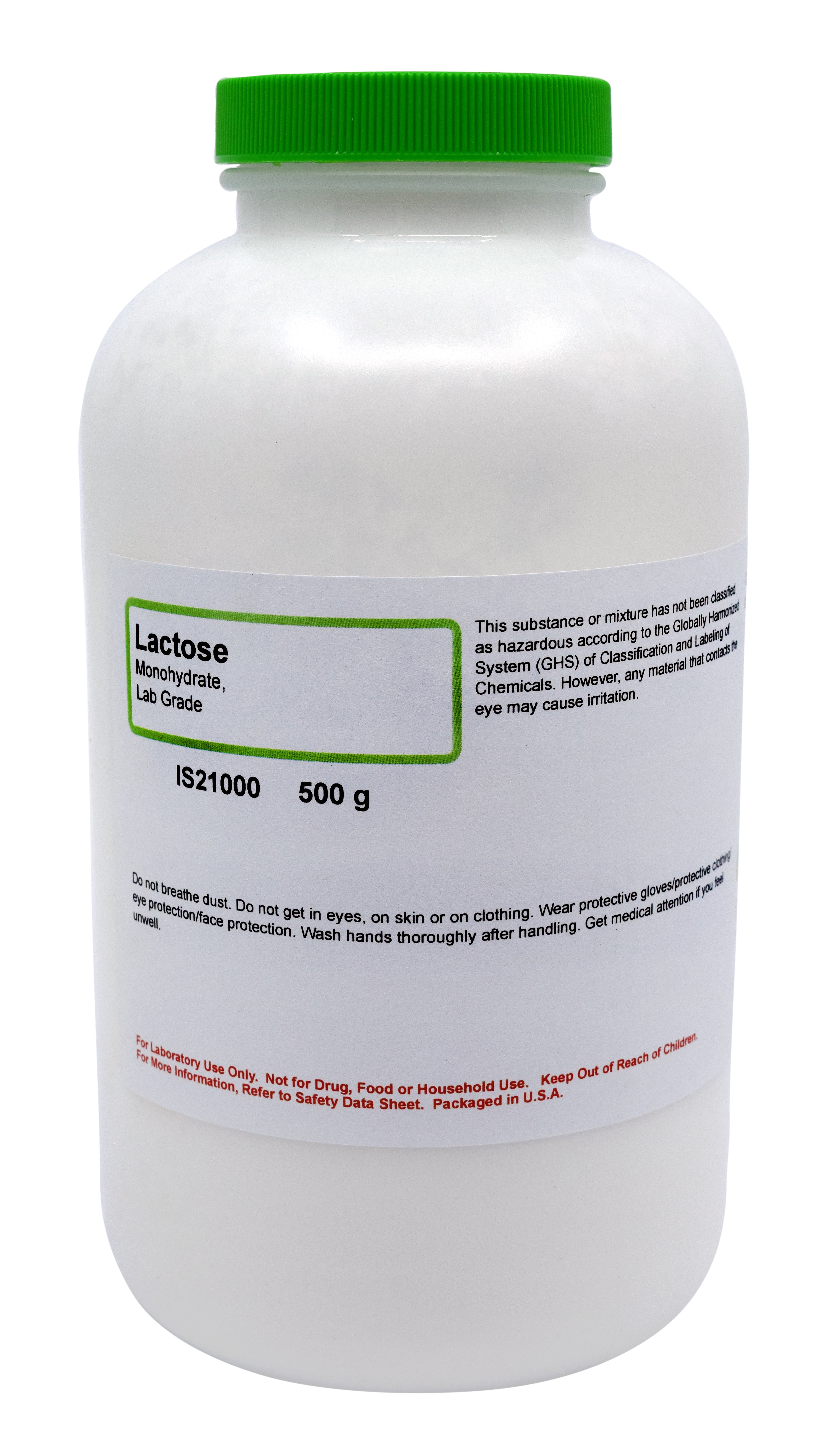 Laboratory Grade Lactose Monohydrate, 500g