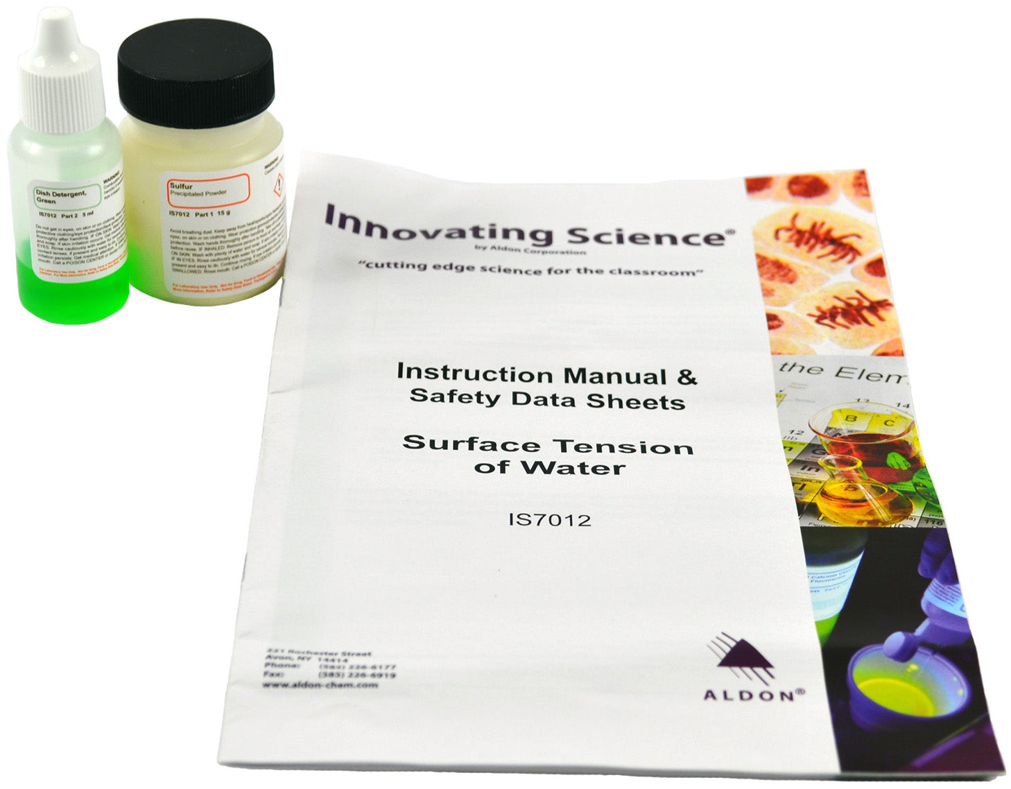 Surface Tension of Water and Wetting Agents Experiment Kit