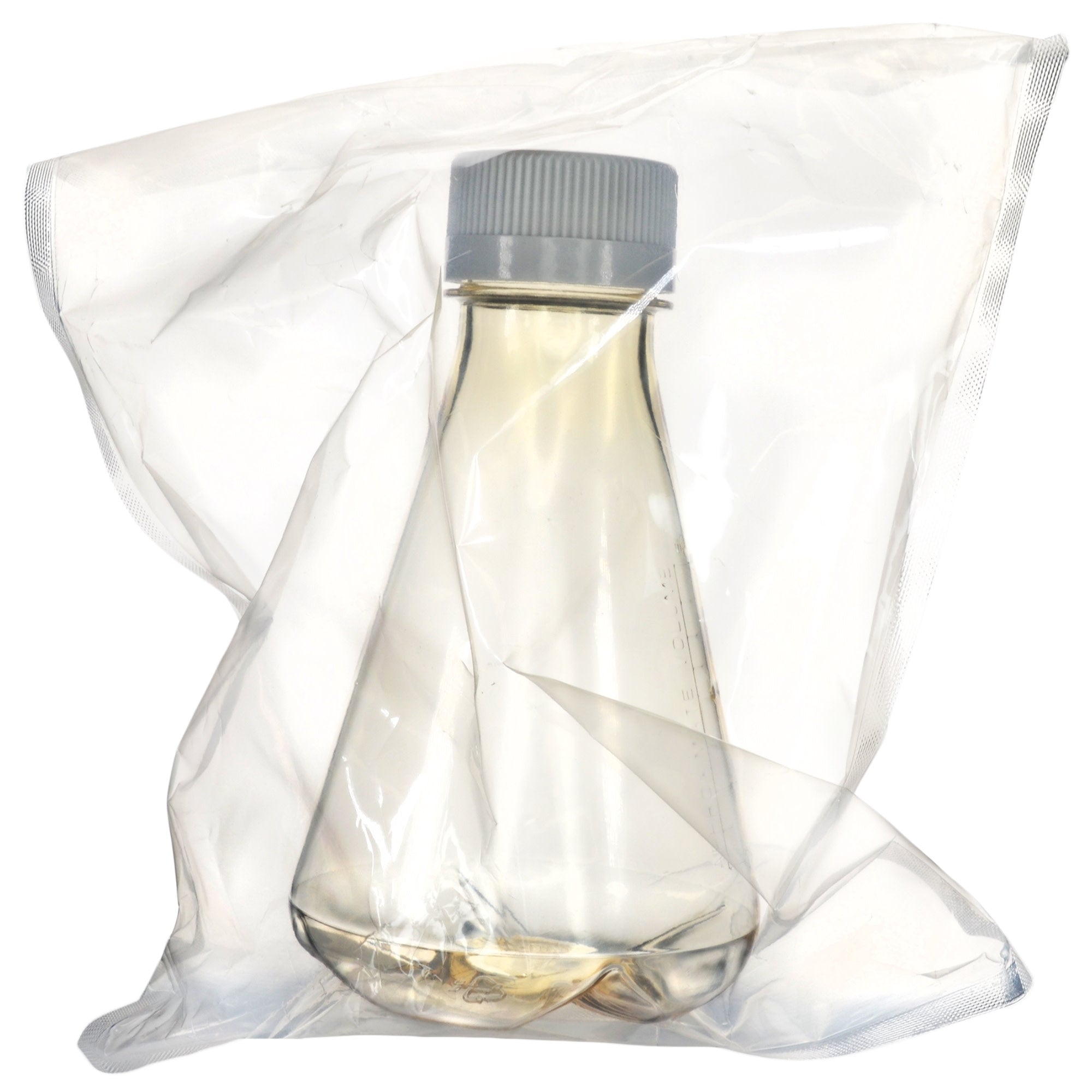 Sterile Non-Vented Baffled-Bottom Polycarbonate Erlenmeyer Flask, USP Class VI, 500mL