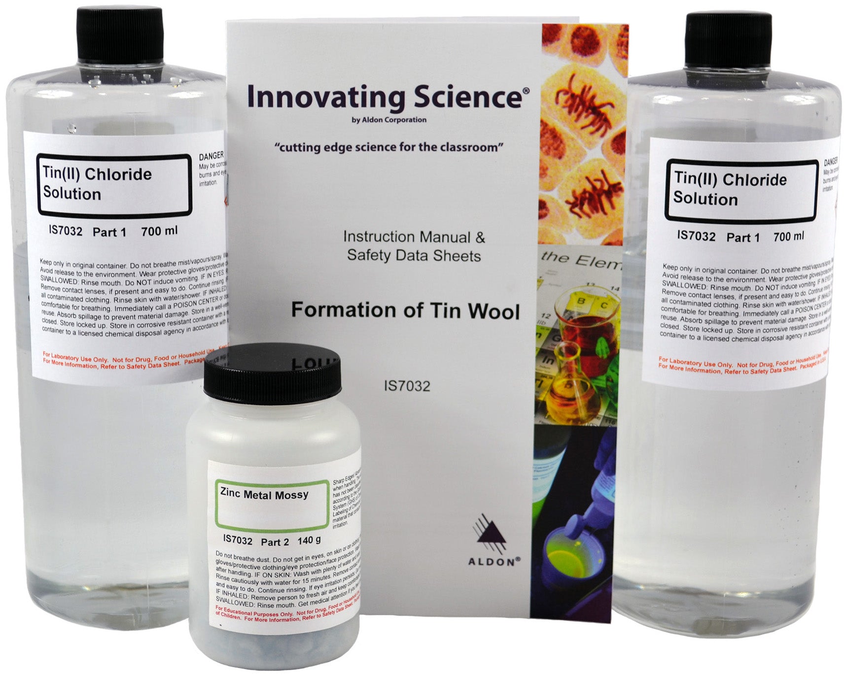 Formation of Tin Wool Single Replacement Reaction Chemistry Demonstration