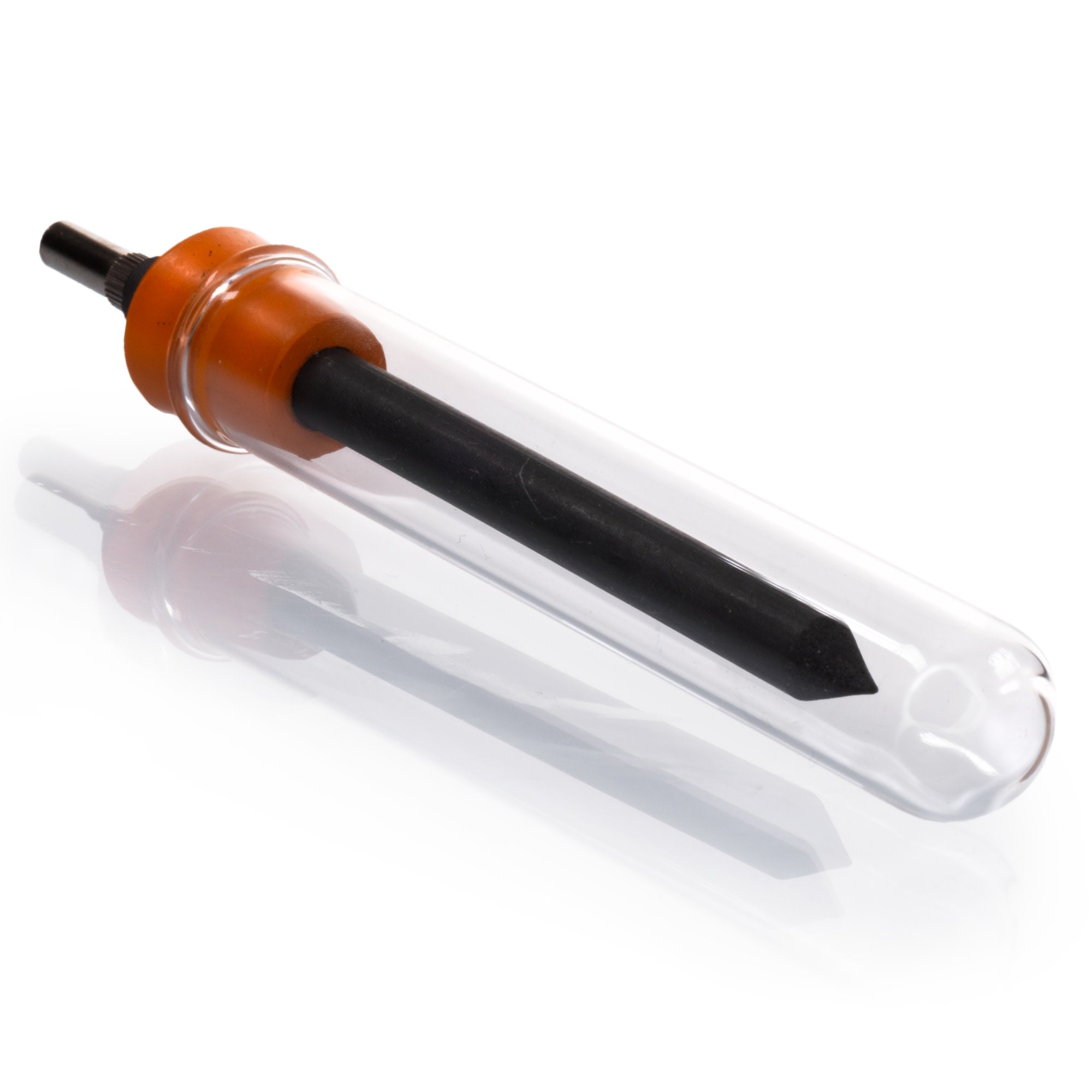 Carbon Electrodes in Rubber Stopper for Hoffman Voltameter, 8cm