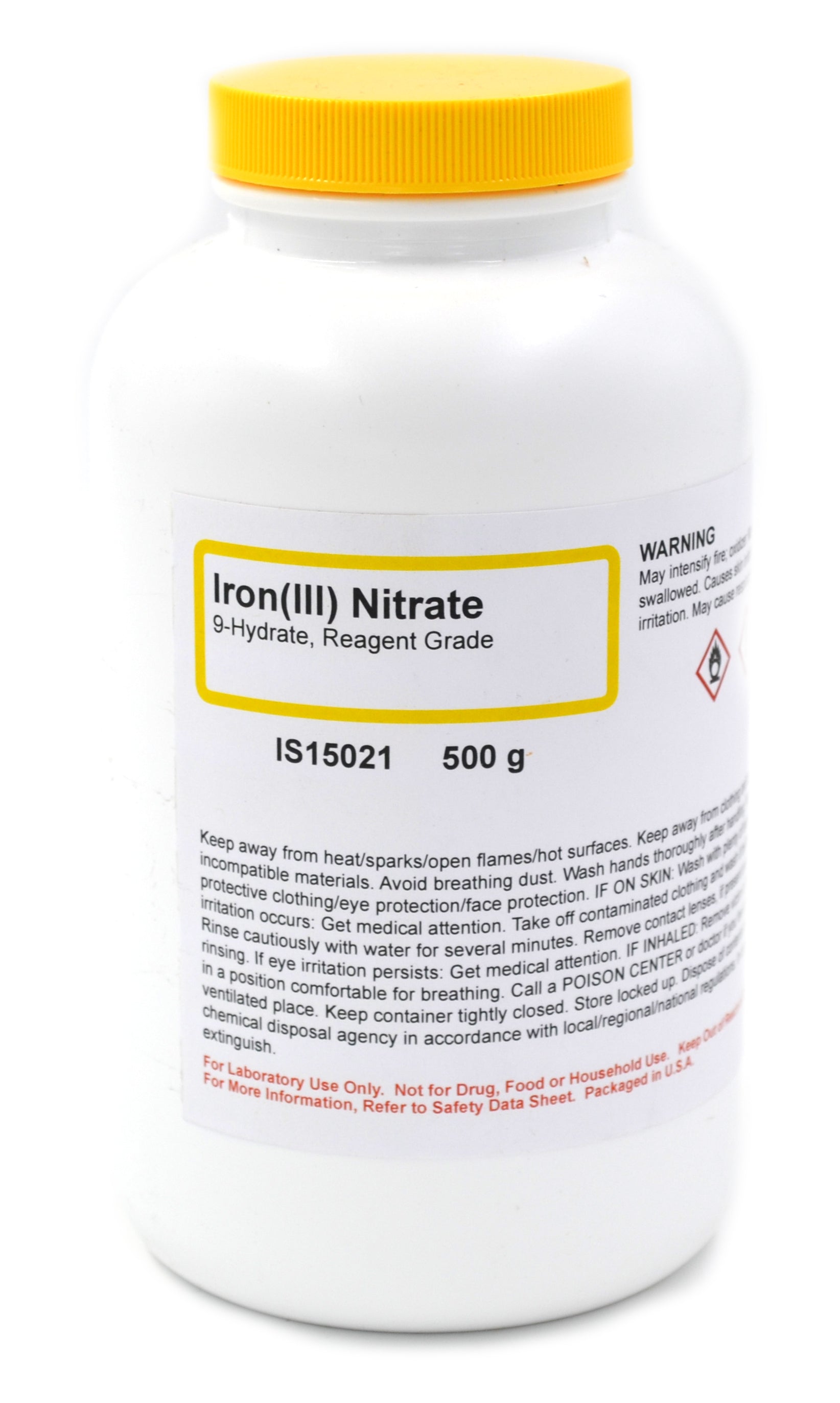 Iron (III) Nitrate 9-Hydrate, 500g, Reagent Grade