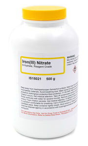 Iron (III) Nitrate 9-Hydrate, 500g, Reagent Grade