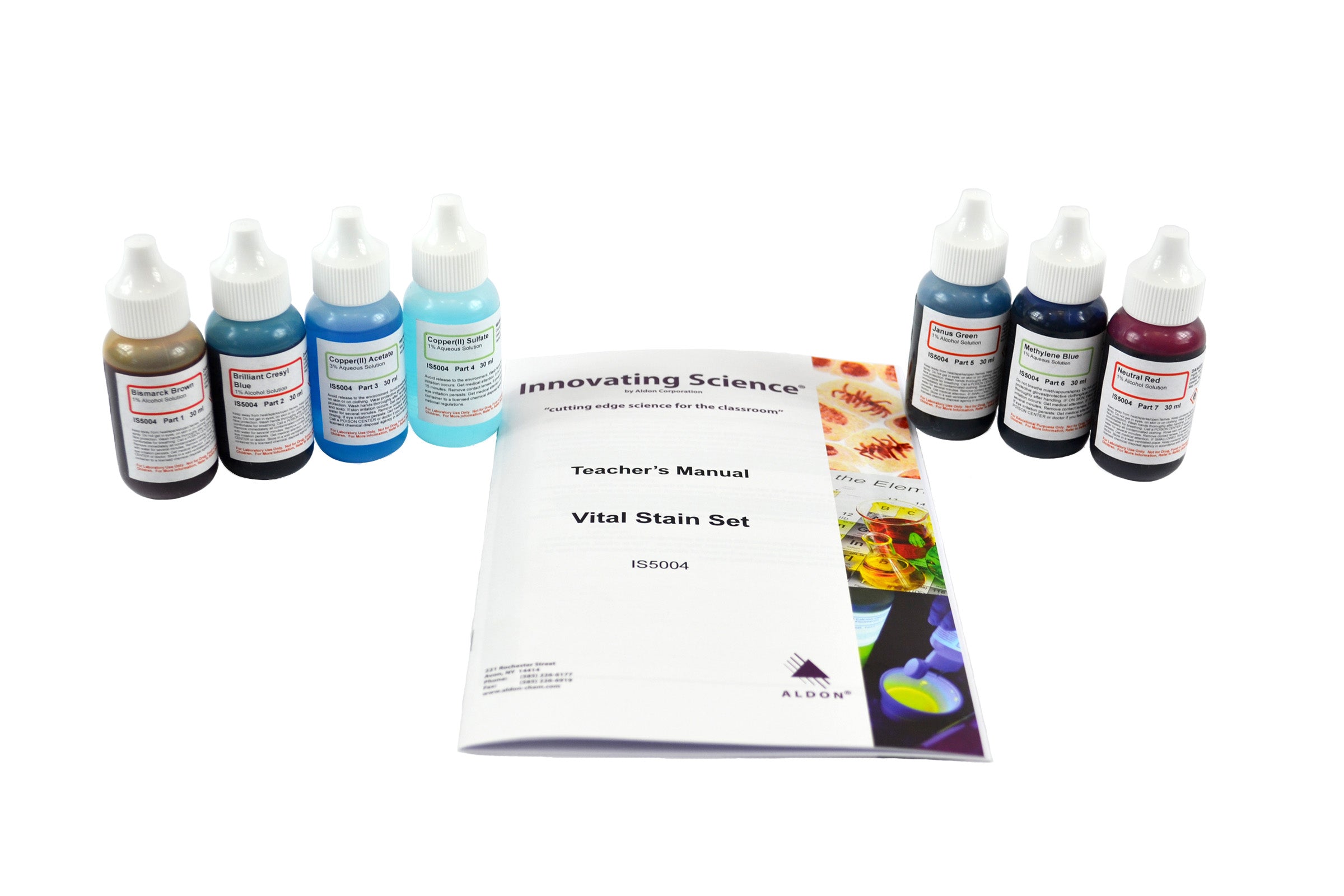 Vital Stain Kit, 7-Bottle Set