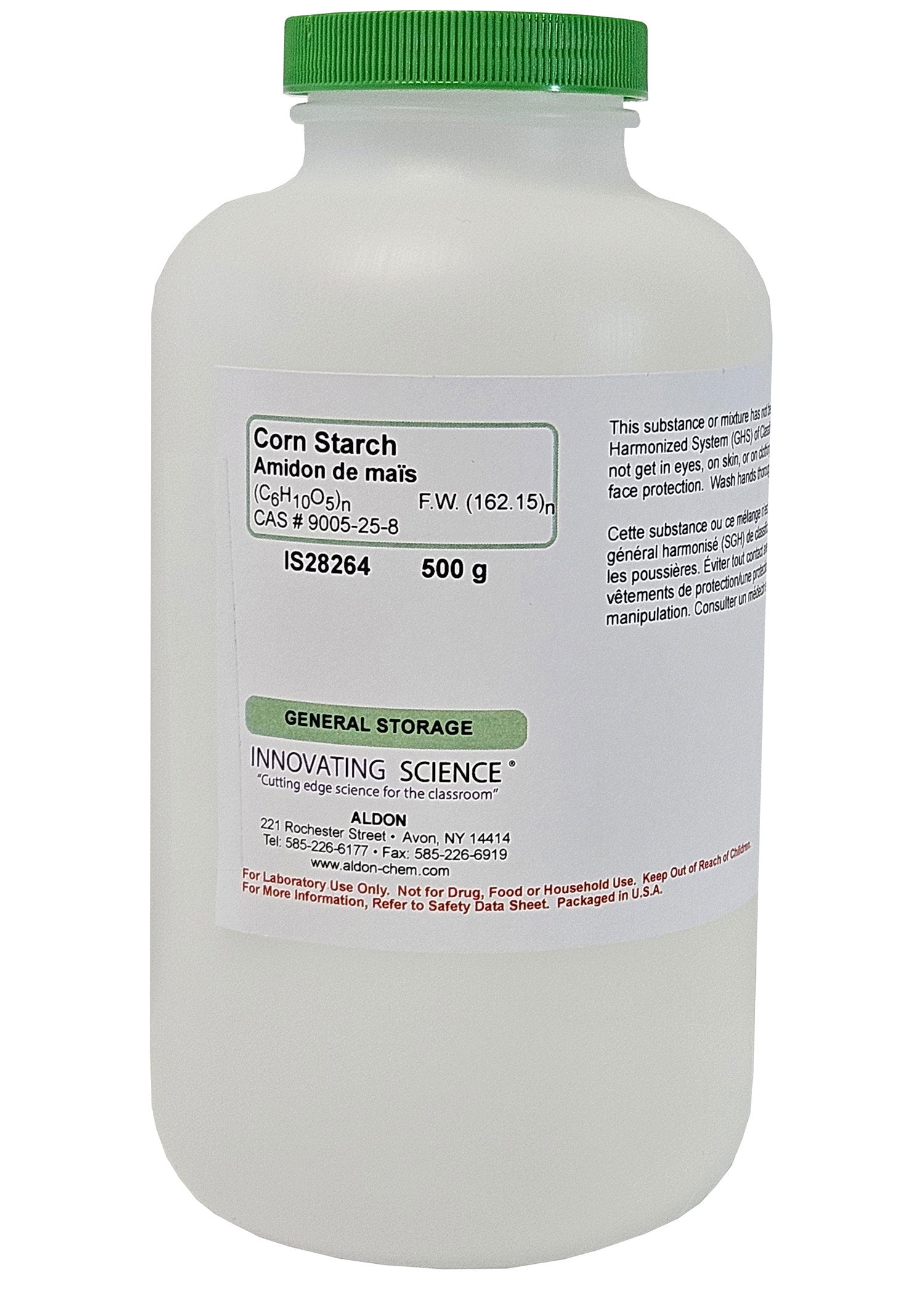 Laboratory Grade Corn Starch, 500g