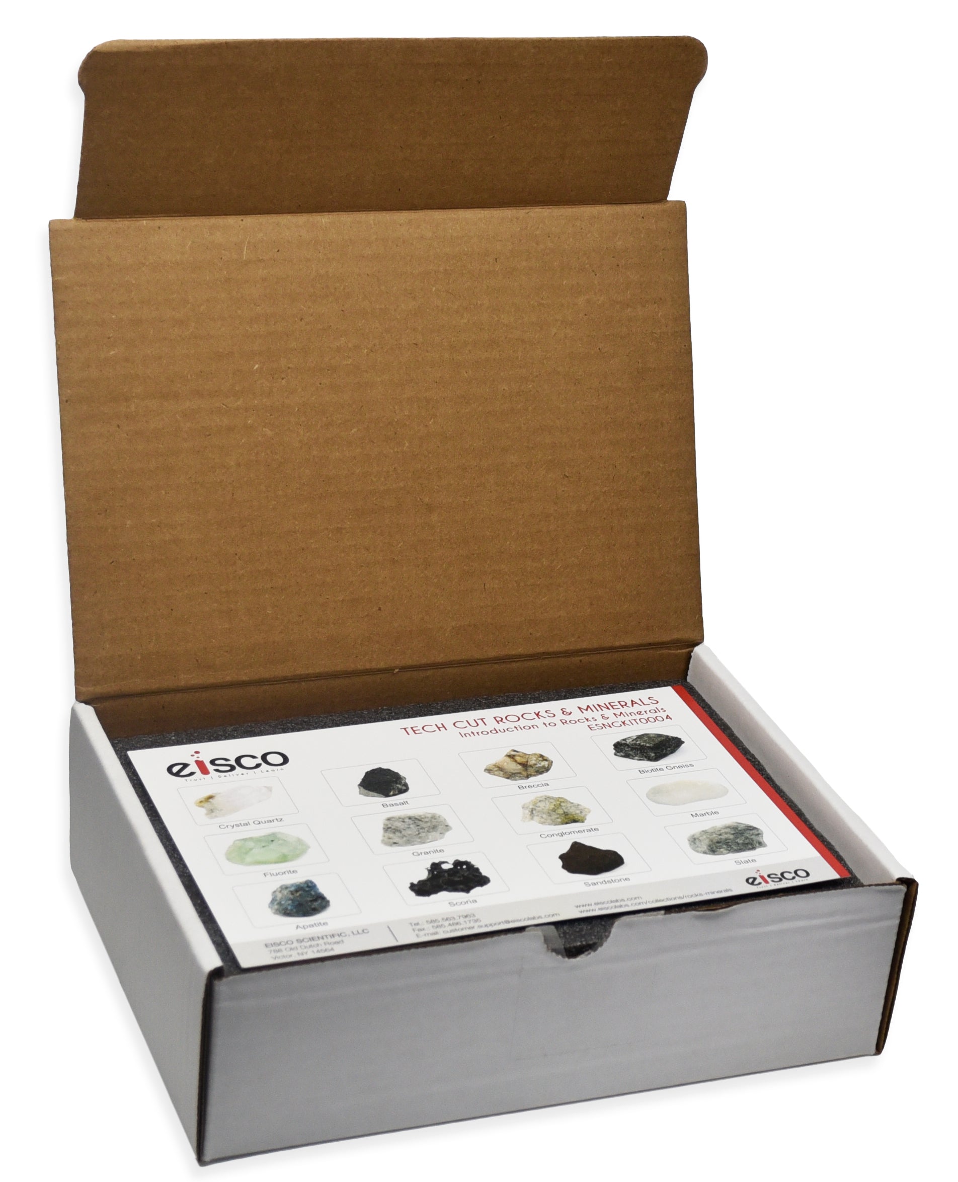 Rock and Mineral Specimen Kit, 12-Piece