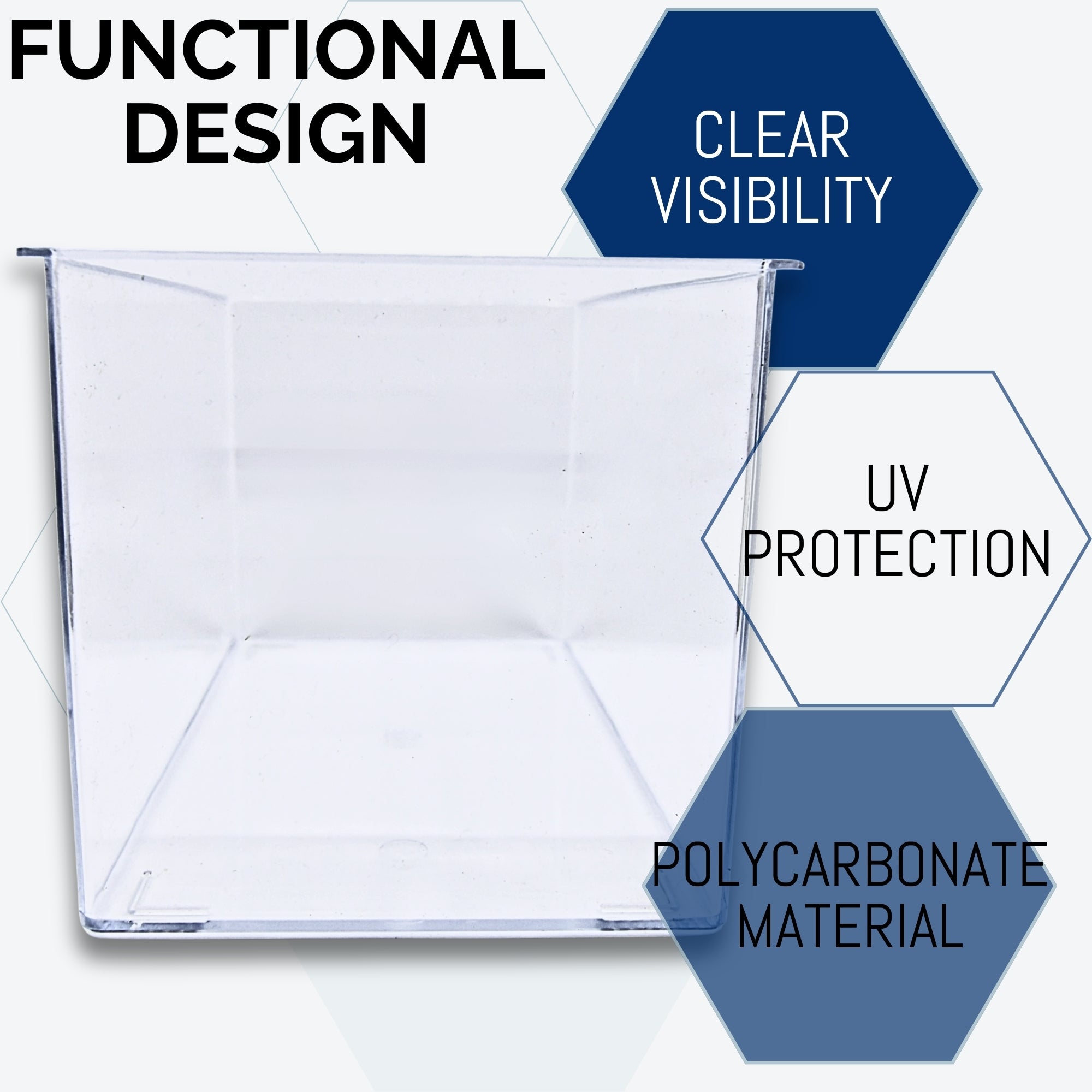 Polycarbonate Aquarium Tank, 1.75 Gallon