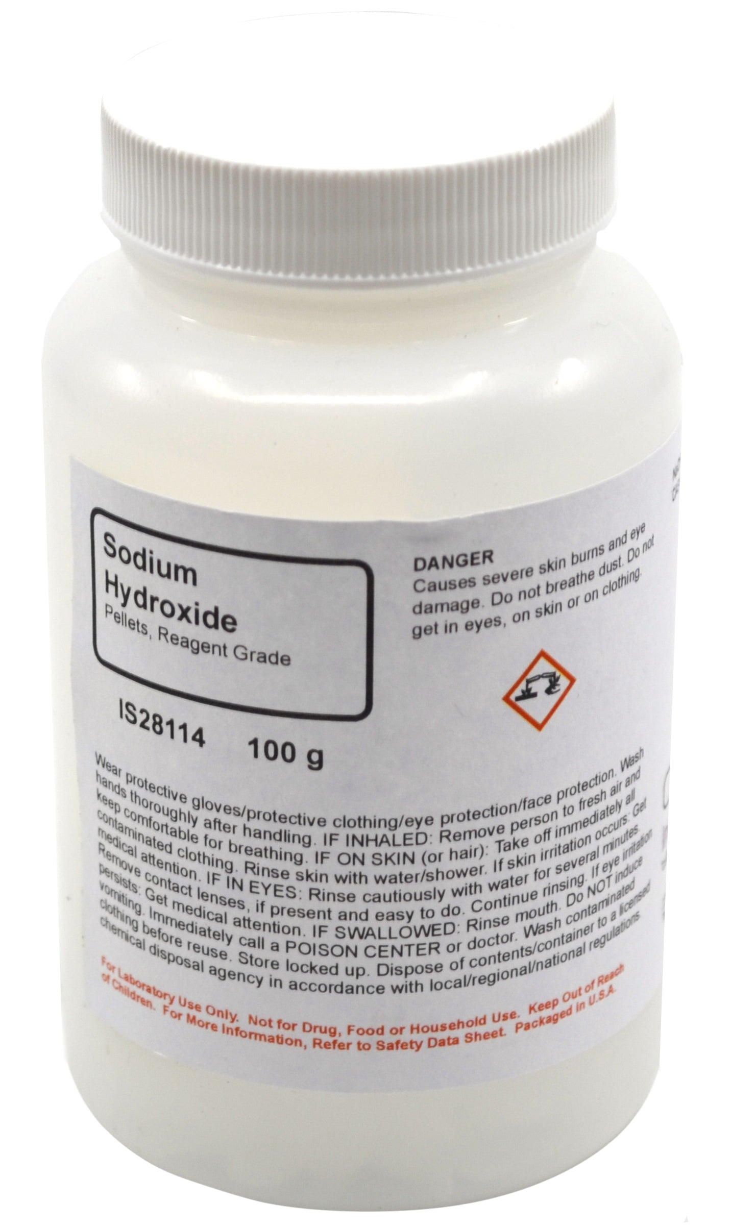 Sodium Hydroxide Pellets, Reagent Grade