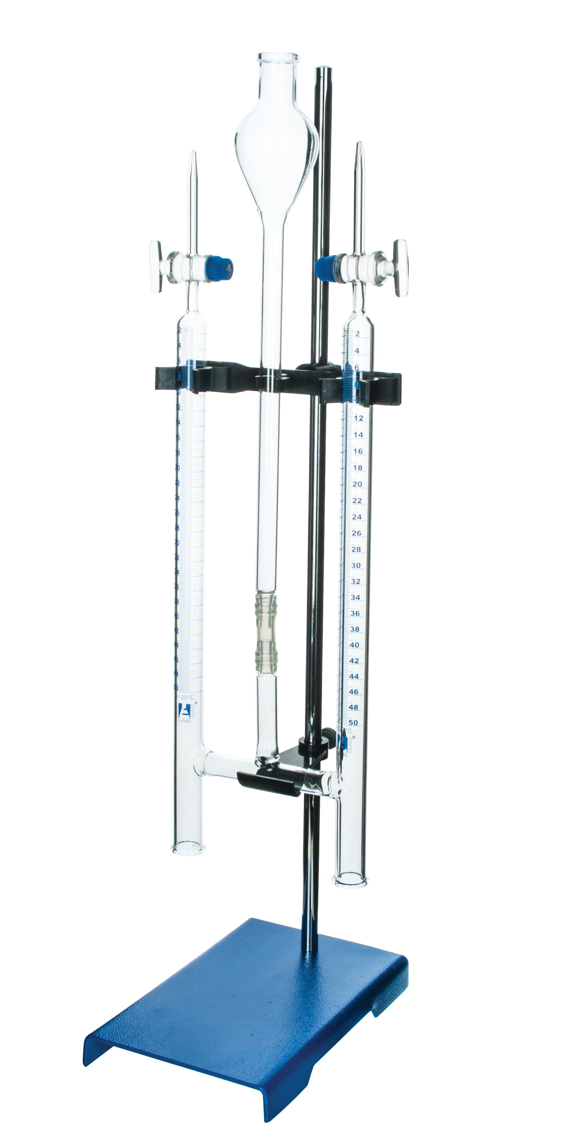 Hoffman Voltameter with Glass Stopcocks, Borosilicate Glass