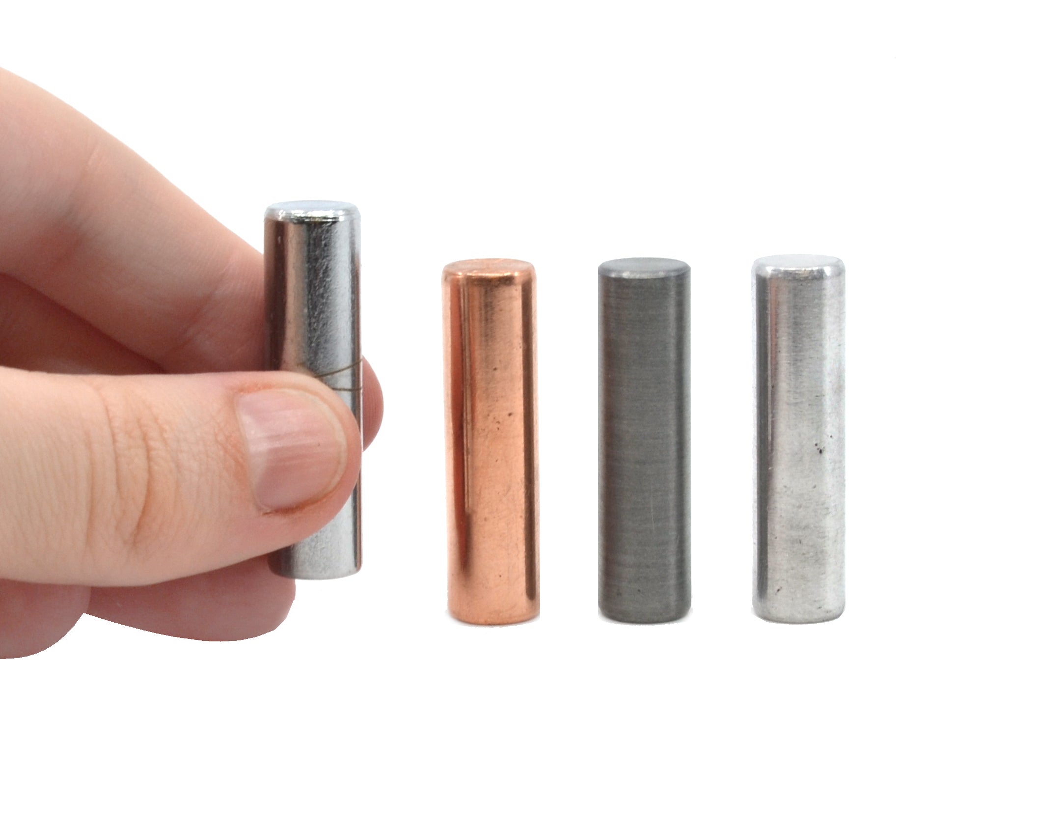 4-Metal Density Cylinder Set, 1.5 x 0.4"