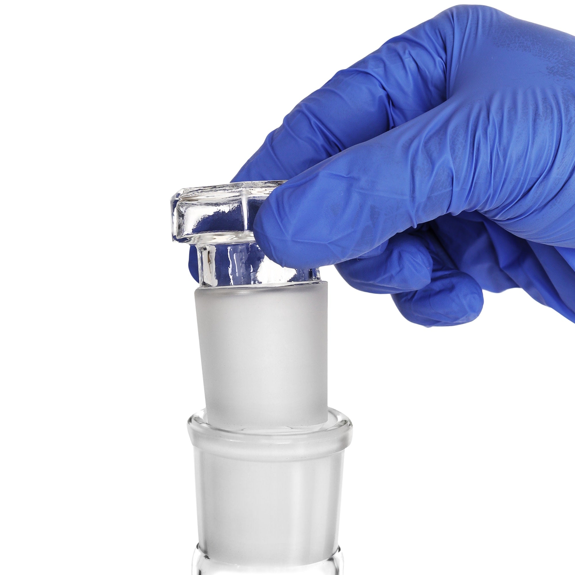 Class A Volumetric Flask with Hollow Glass Stopper and Certificate, 5000mL, White Graduations, Borosilicate Glass