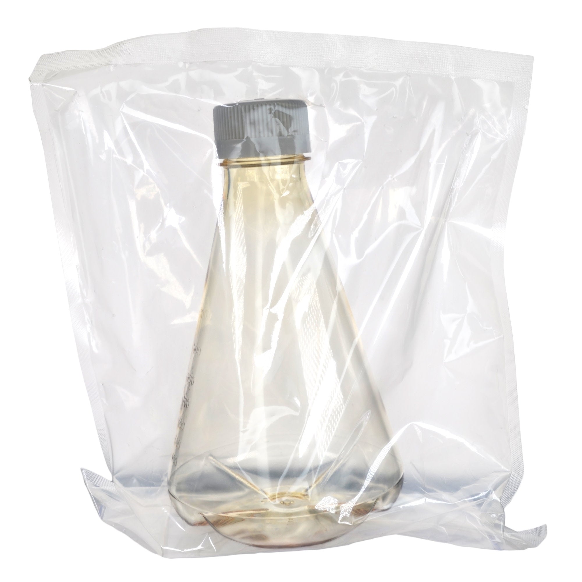 Sterile Vented Baffled-Bottom Polycarbonate Erlenmeyer Flask, USP Class VI, 1L