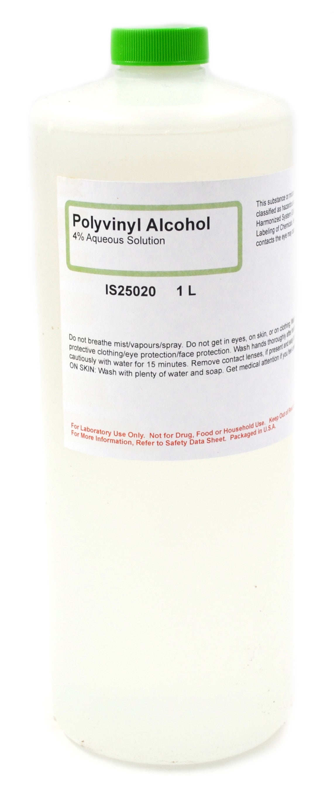 Polyvinyl Alcohol Solution, 4%, 1L