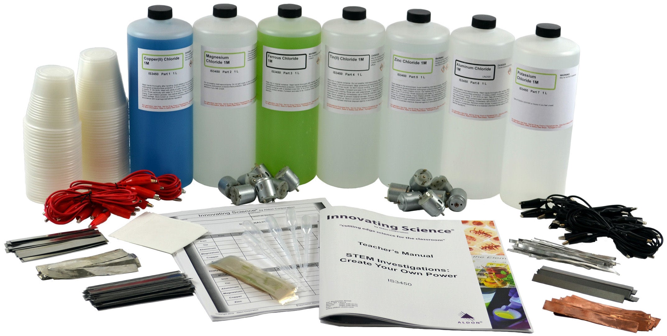 STEM Investigations Create Your Own Power Electrochemical Cell Lab Kit for 15 Groups