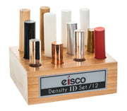 Cylindrical Density Bar Set, 12 Materials