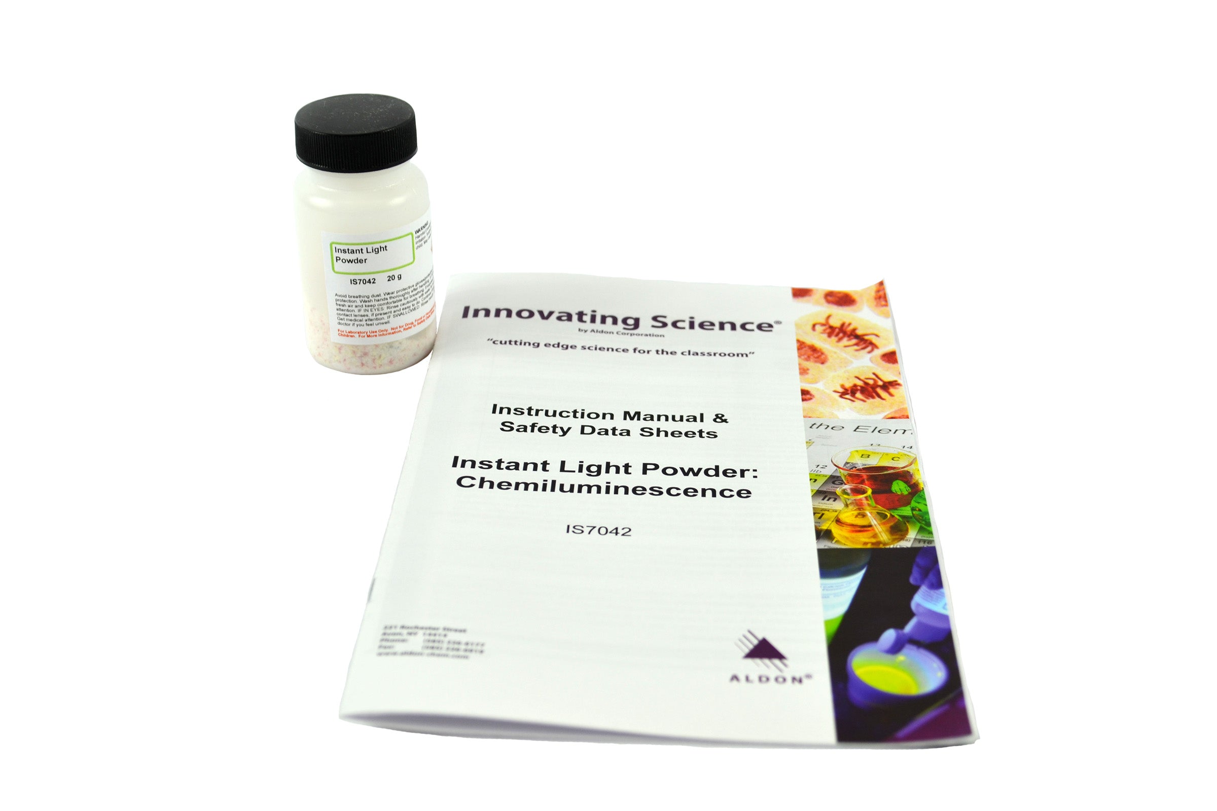 Instant Light Chemiluminescence Powder Chemistry Demonstration