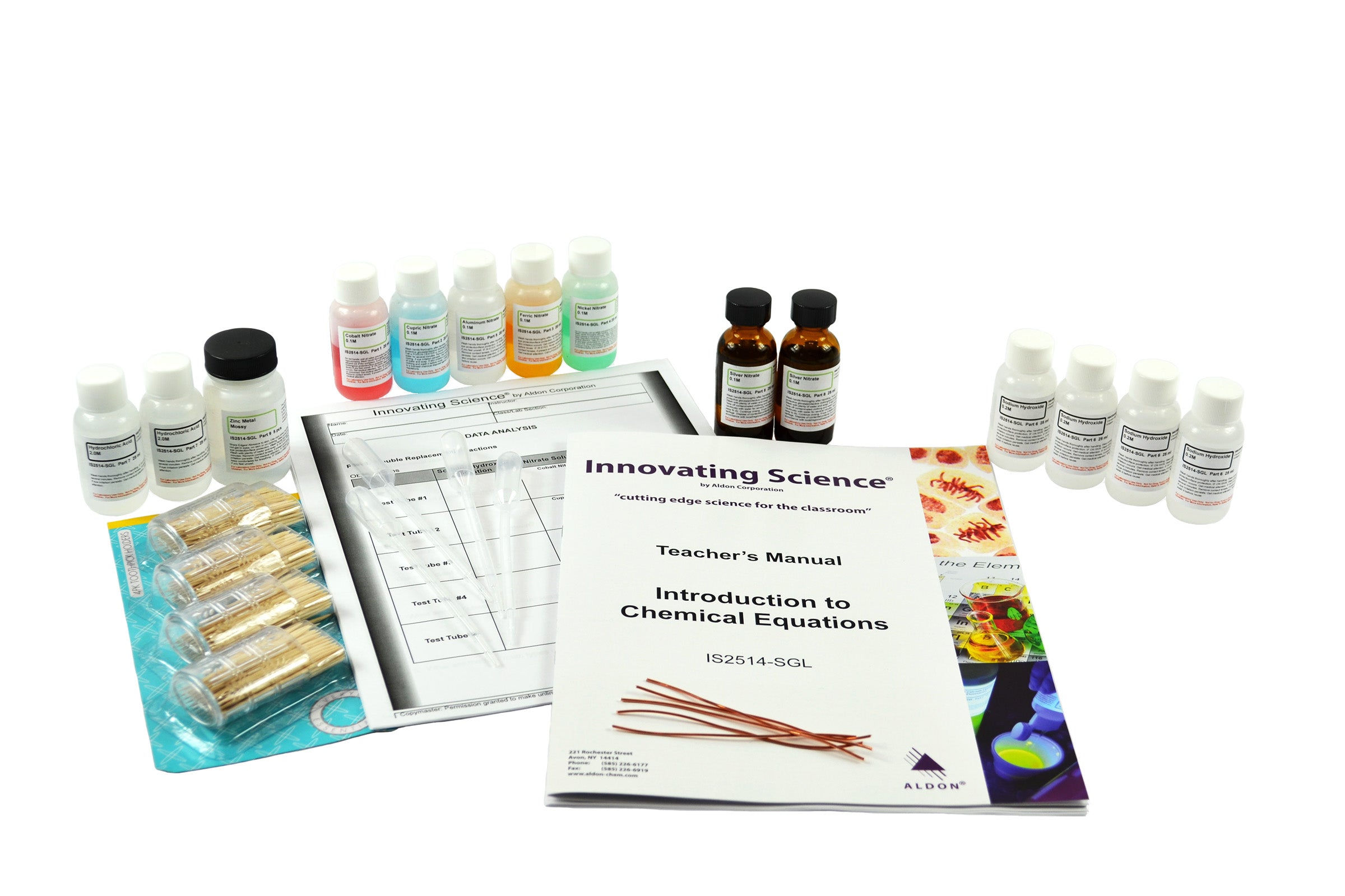 Introduction to Chemical Equations Small Group Learning Kit