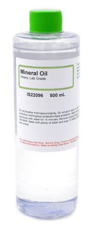 Laboratory Grade Heavy Mineral Oil, 500mL