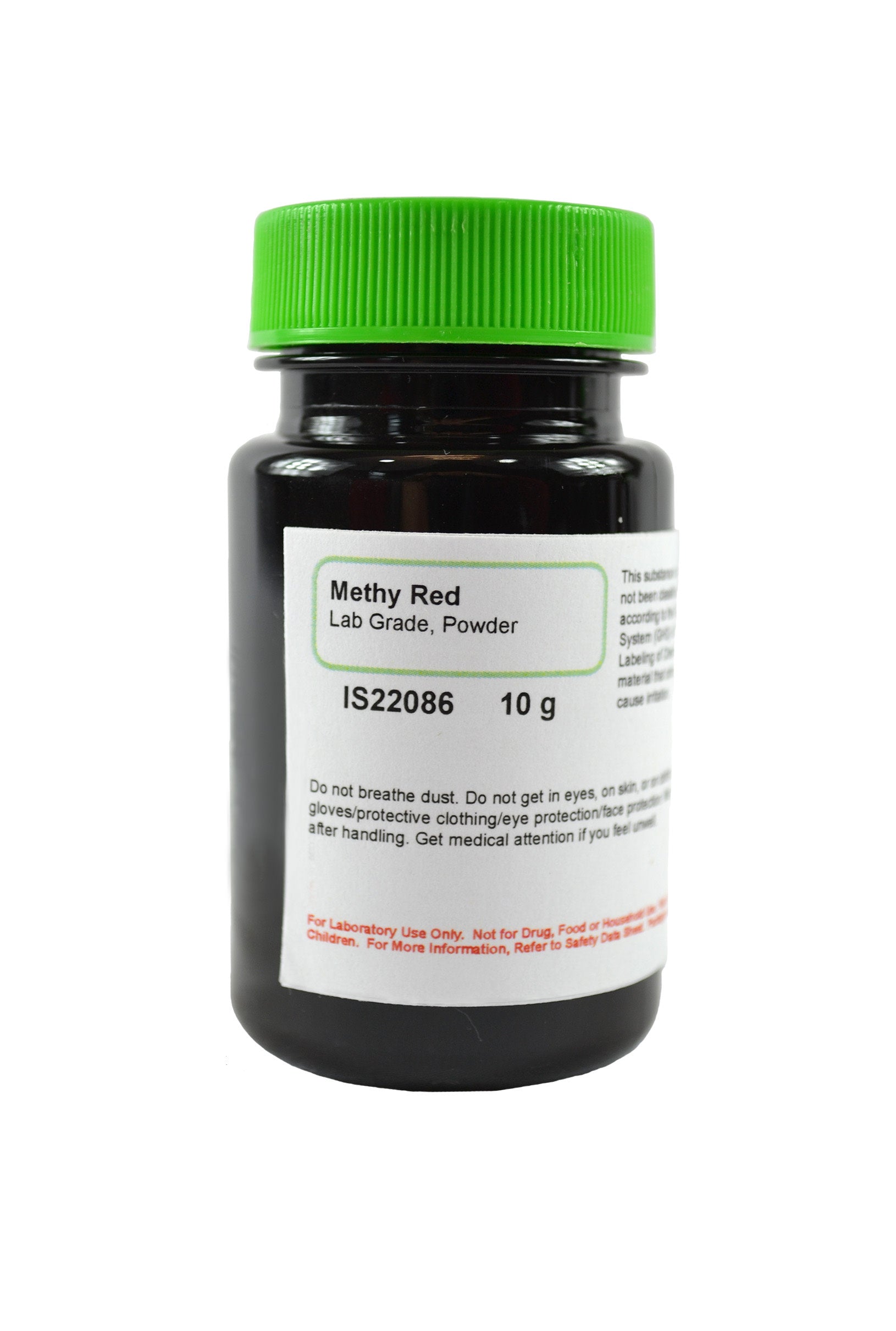 Laboratory Grade Methyl Red Indicator Powder, 10g