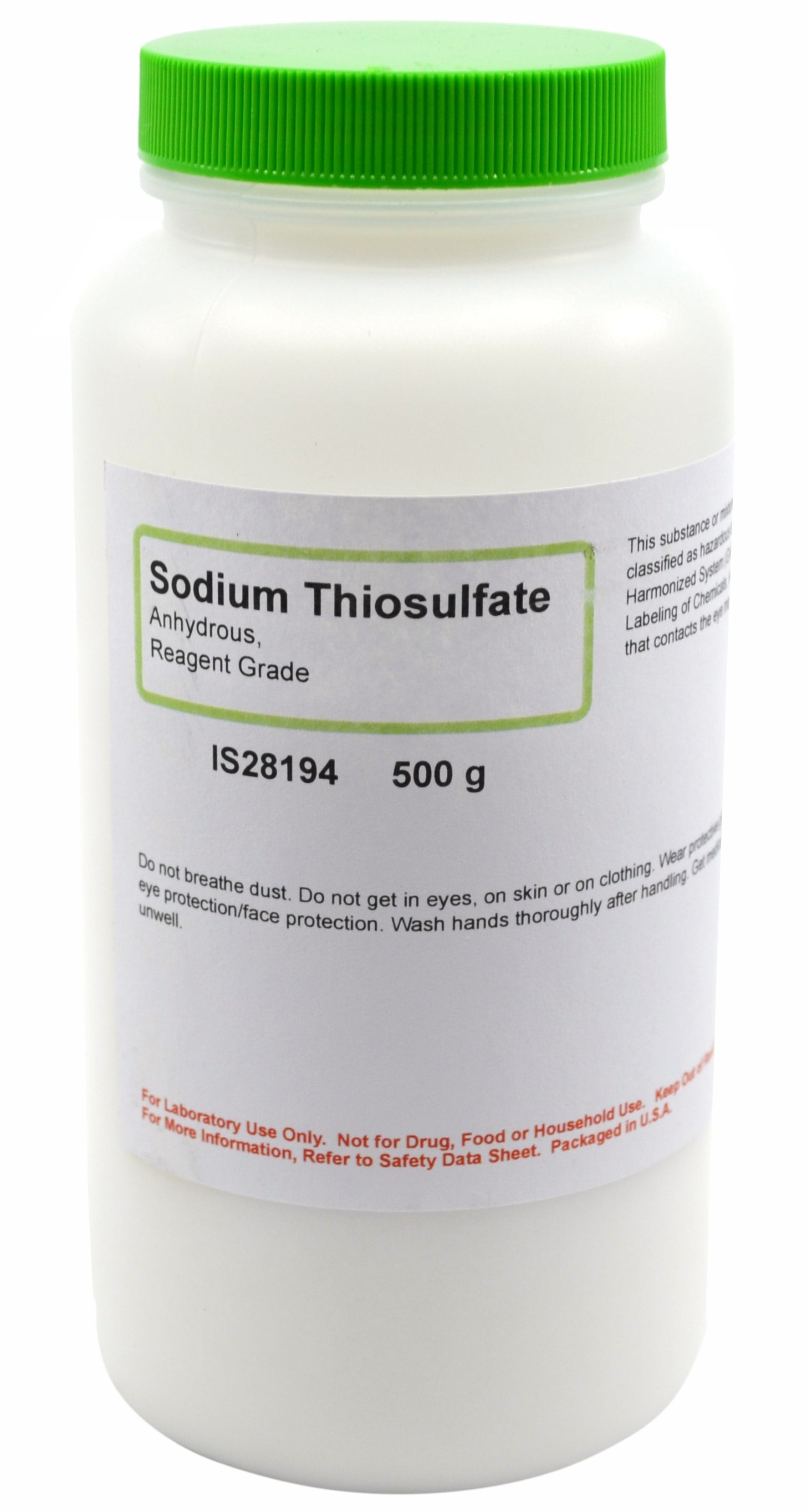 Reagent Grade Anhydrous Sodium Thiosulfate, 500g